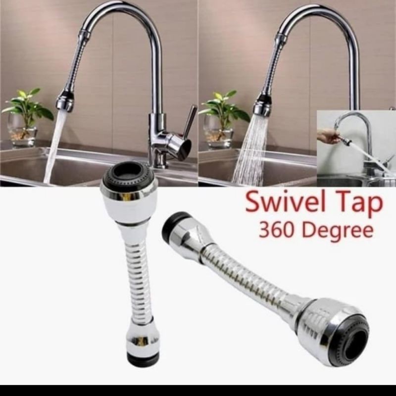 Aerator Stainless sambungan kran air turbo saringan filter flexible on kran sambungan air