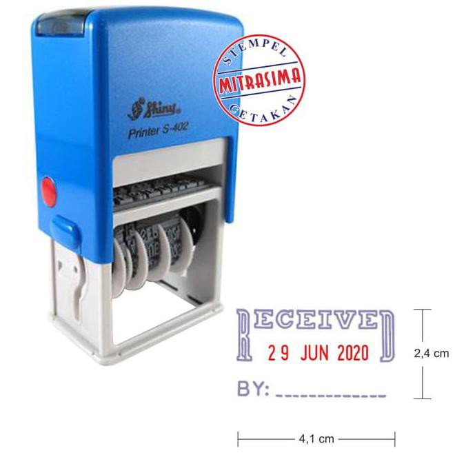 

Stempel Received Dengan Tanggal Shiny S-402 Self-Inking