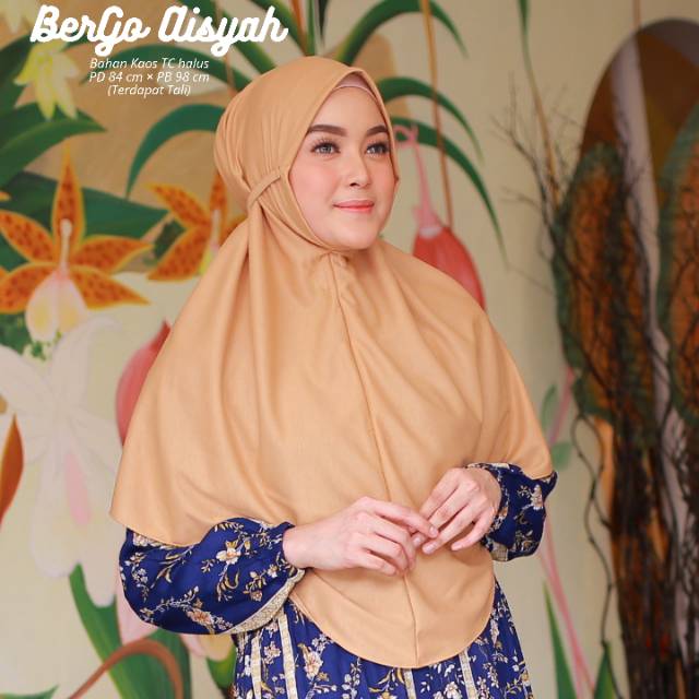 TERMURAHH!!! HIJAB DEWASA MUSLIMAH/BERGO MARYAM TALI_BERGO AISYAH BAHAN KAOS TC PREMIUM_BEST SELLER