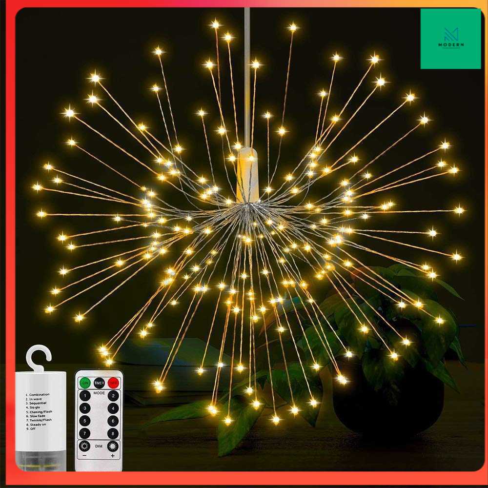 TD - CGC Toifucos Lampu Hias Gantung Model Fireworks 120 LED with Remote S14622