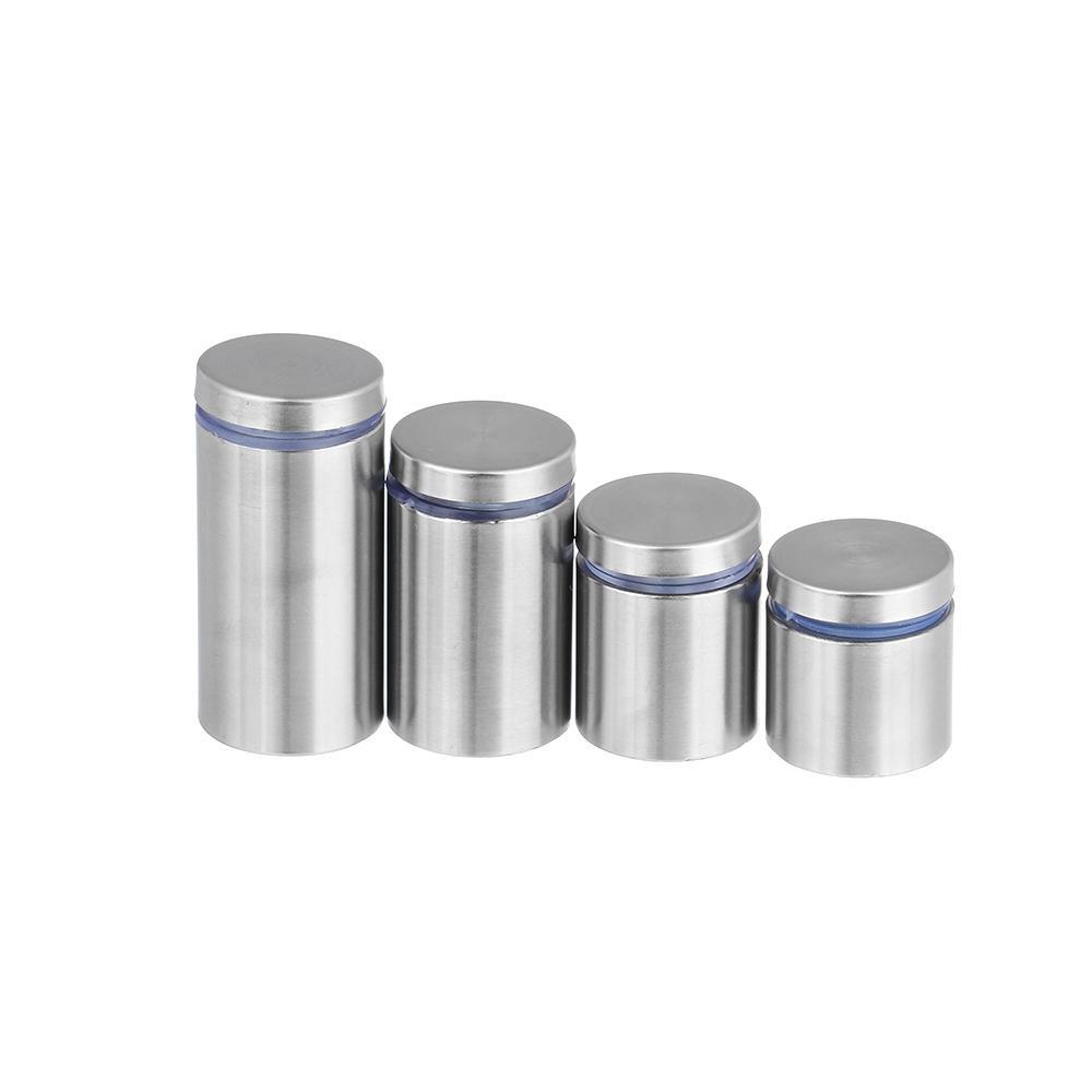 Top4 /6 /10Pcs Papan Iklan Sekrup Perangkat Keras Stainless Steel Spacer Holder Papan Iklan Kuku Tetap