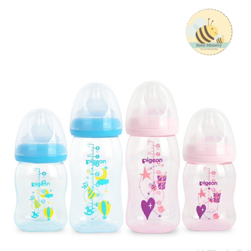 PIGEON BOTTLE PP PREMIUM CLEAR/JAPAN BRAND/BOTOL SUSU BAYI