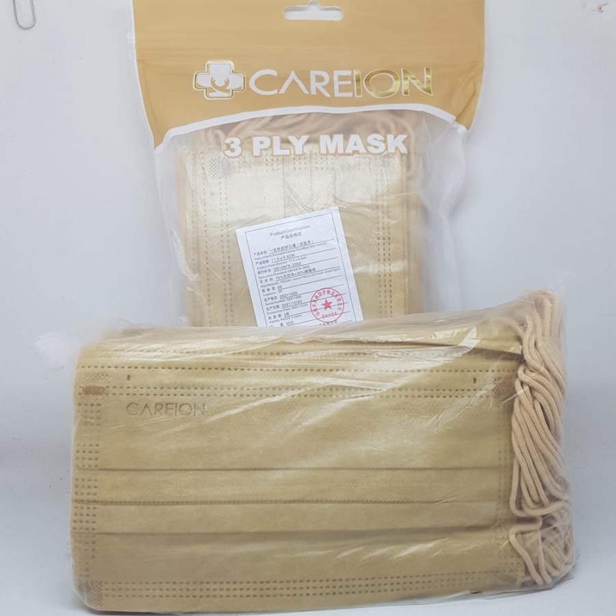 Masker Careion 4ply premium  earloop isi 50pcs