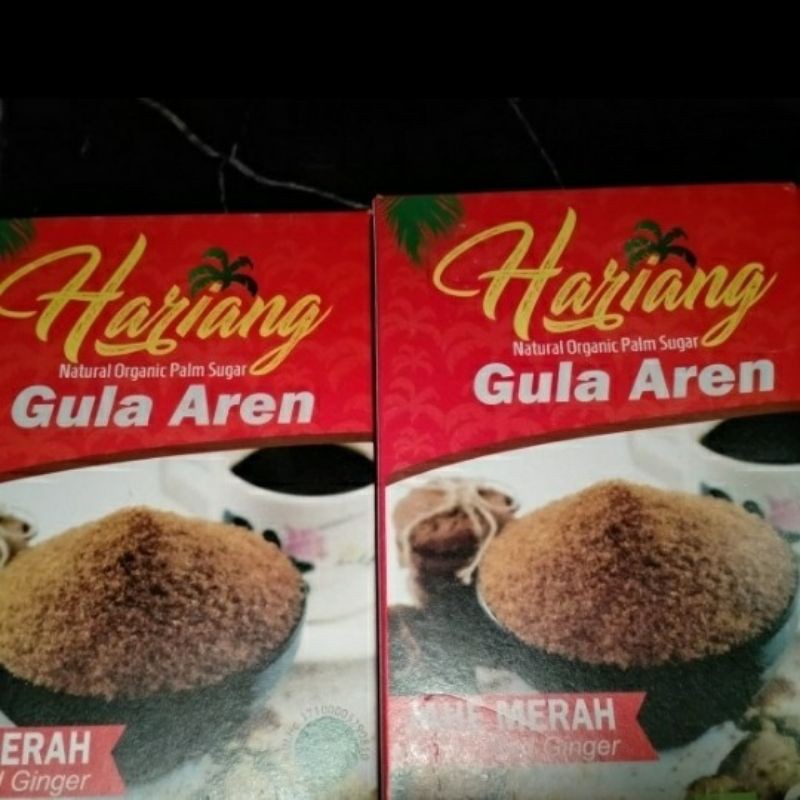 

Jahe merah- gula aren - hariang - bubuk instan