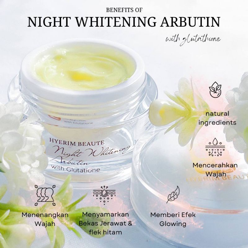 night cream arbutin