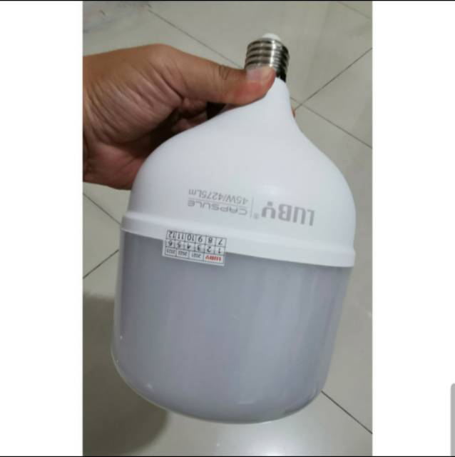 Lampu LED 45 Watt Capsule Merk Luby Cahaya Putih / Lampu Luby 45Watt