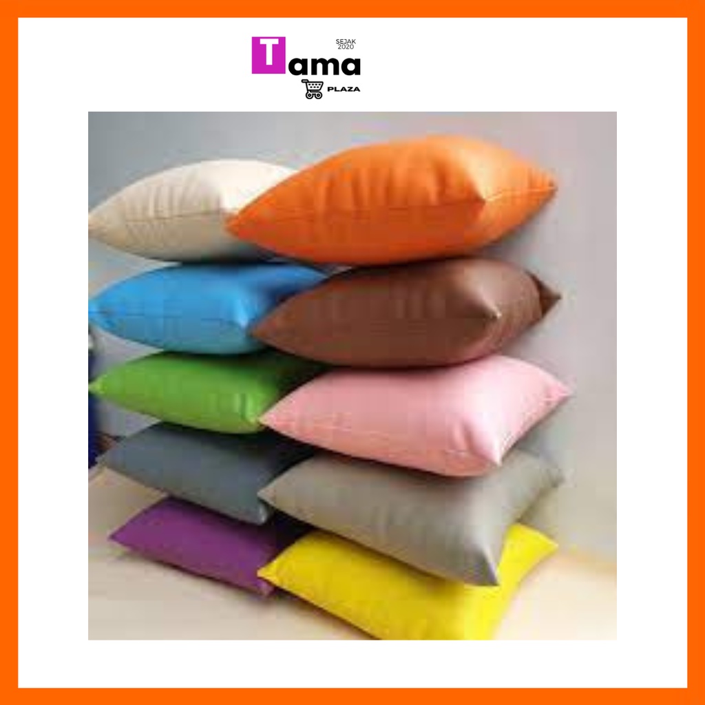 Sarung bantal premium utk. kursi sofa 45 cm minimalis modern tekstur kulit