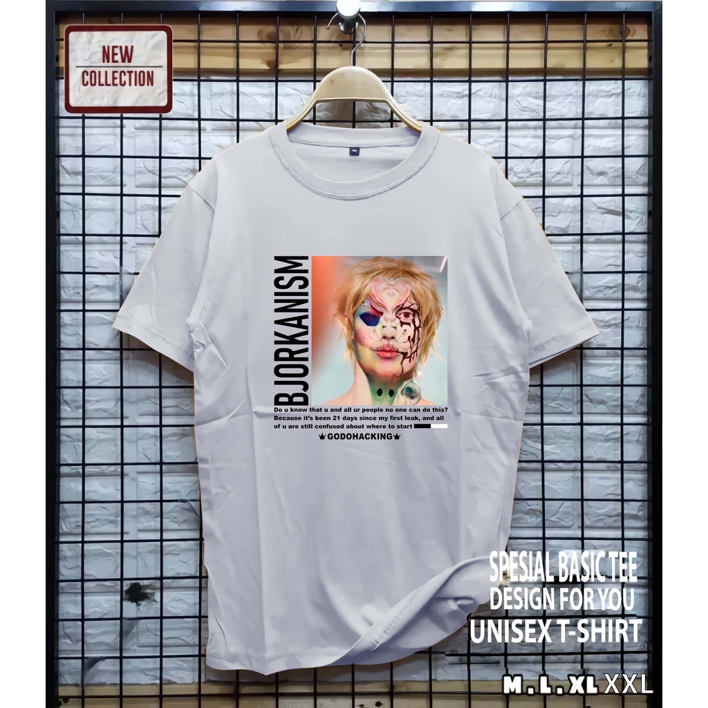 AS / kaos distro motif bjorka / baju pria / kaos pria / baju wanita / kaos wanita / pakaian murah