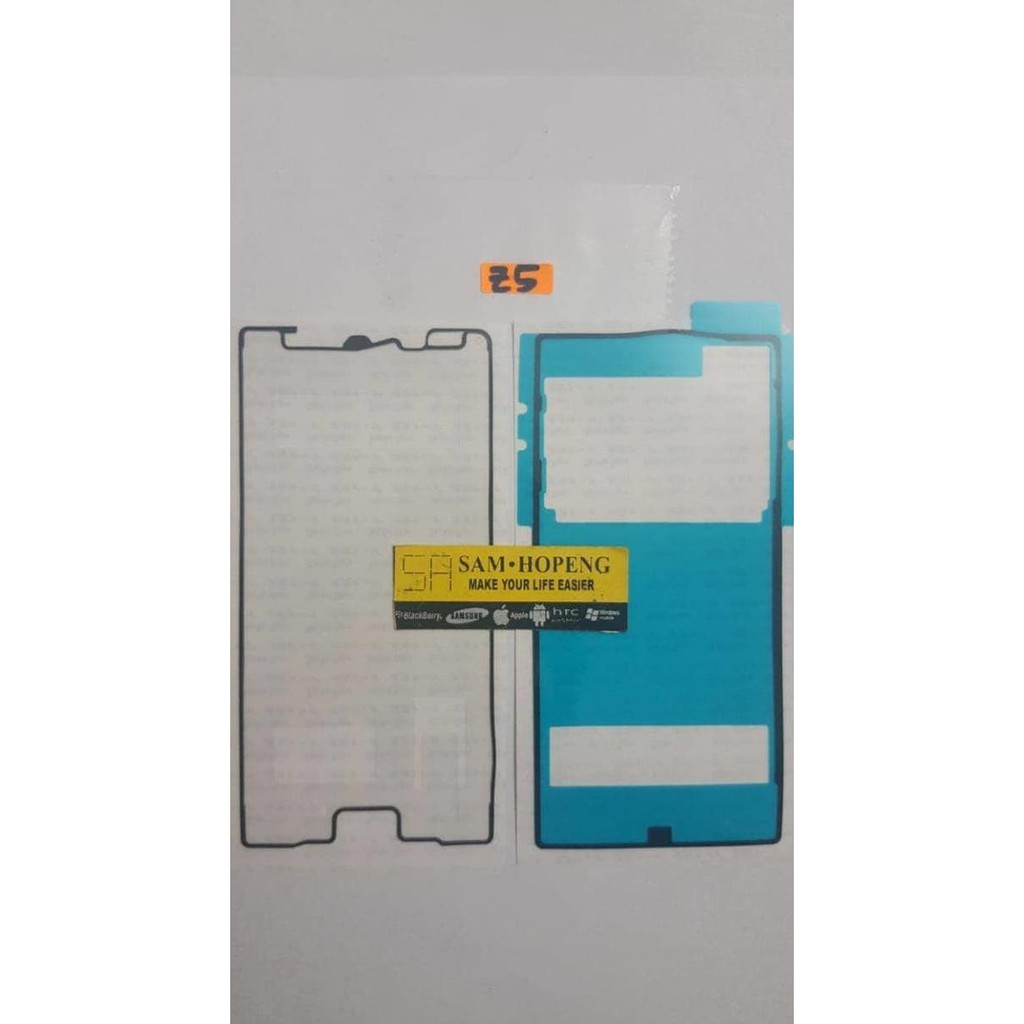 Aksesoris HP - Adhesive Lem Perekat Layar LCD Backdoor Sony Xperia Z5 Dual / Single