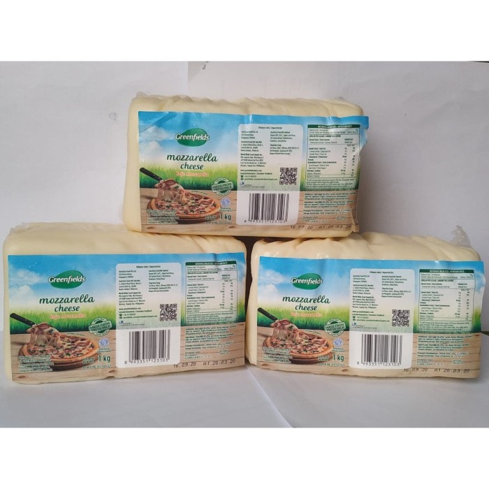 

fe20111 Keju Mozarella Greenfields 1 Kg Xa201As