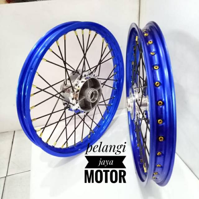 Sepaket Velg Rossi Rx king - Vixion Old - New - Paket Velg Jari Jari -Tromol - Plus Stell Jari Jari
