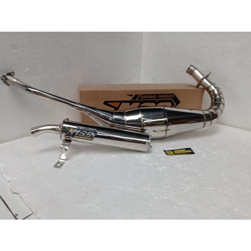 Knalpot Racing Ninja R&RR Full Chrome