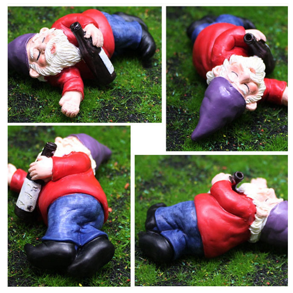 ELEGANT Resin Dwarf Miniatures Miniature Garden Flower Pot Accessories Micro Landscape Decoration 1/4 pcs Moss Outdoor Handicraft Fairy Elf Bonsai Ornaments