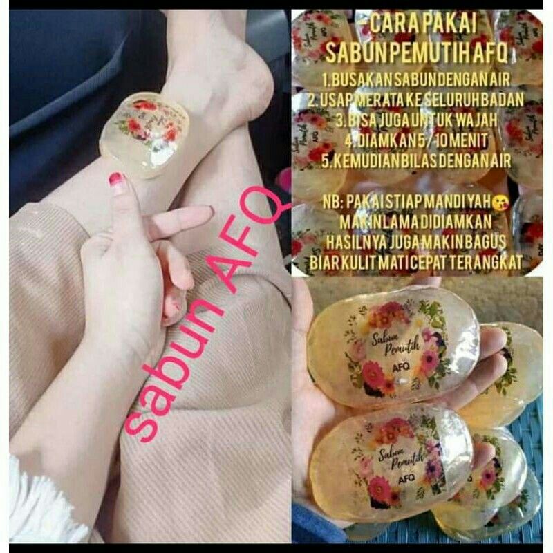 Sabun AFQ sabun pemutih ampuh memutihkan
