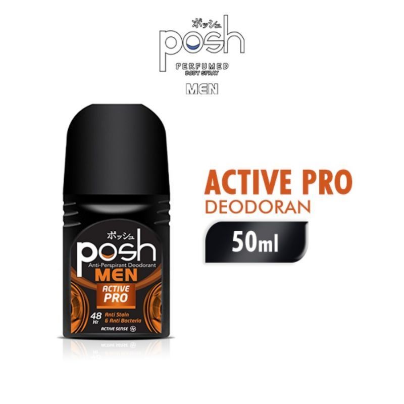 Posh Anti-Perspirant Deodorant/POSH ROLL ON WHITENING 50ML/POSH MEN 50ML