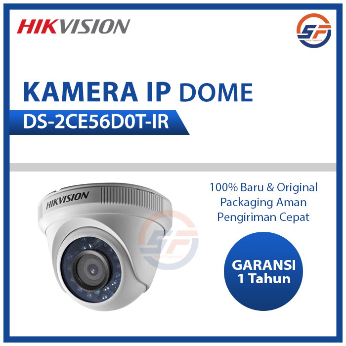 HIKVISION IR Turret Camera 2MP DS-2CE56D0T-IR Dome IP Kamera CCTV