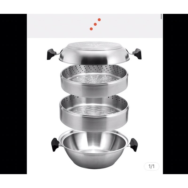 Hakasima wok steamer stainless steel