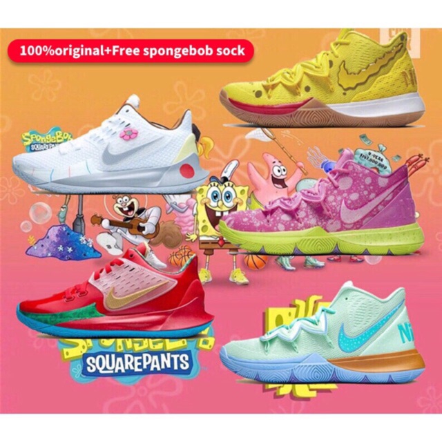 spongebob kyrie basketball shoes