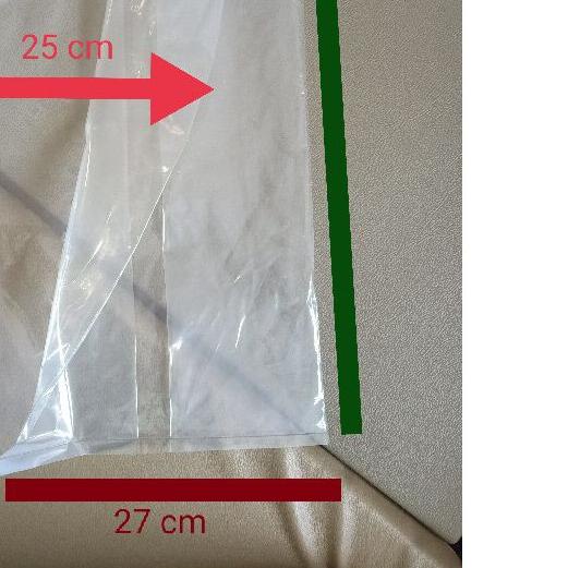 

✥ , KRESEK PE bening uk 27 untuk kotak kue 22,25 ( pabrik langsung) ♦