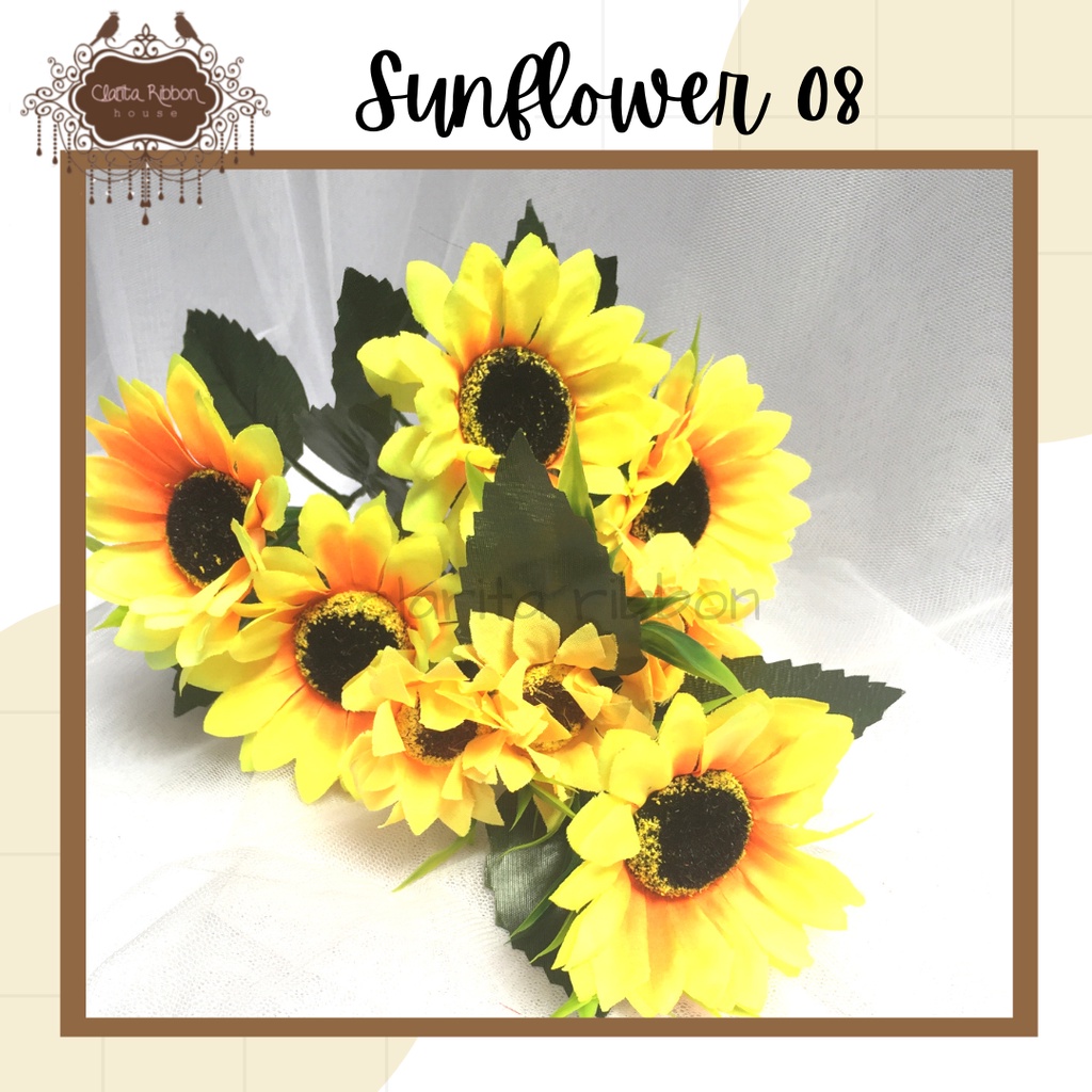 bunga matahari 08/ sunflower 08 artificial