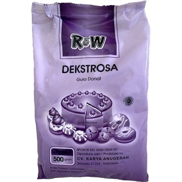 

R&W Gula Donat Dekstrosa 500gr Rajawali Gula Halus Dingin Dextrosa Monohidrat