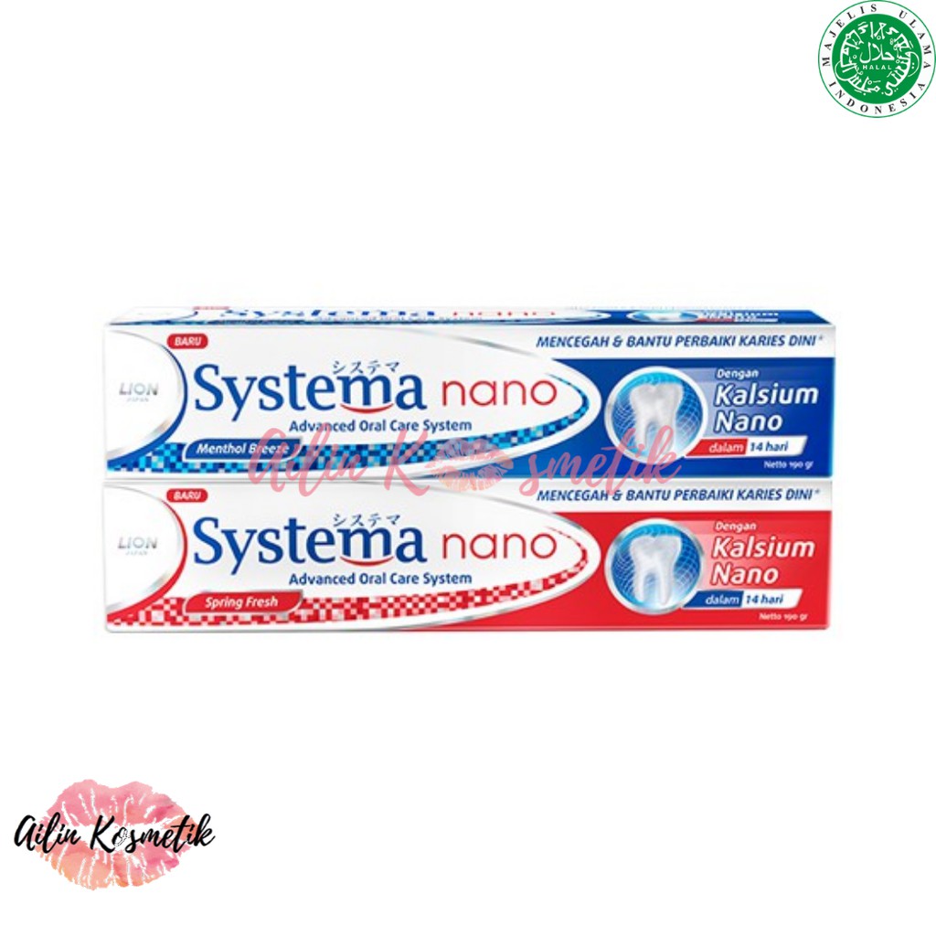 SYSTEMA Toothpaste 190gr ORIGINAL / Odol Pasta Gigi Systema by AILIN