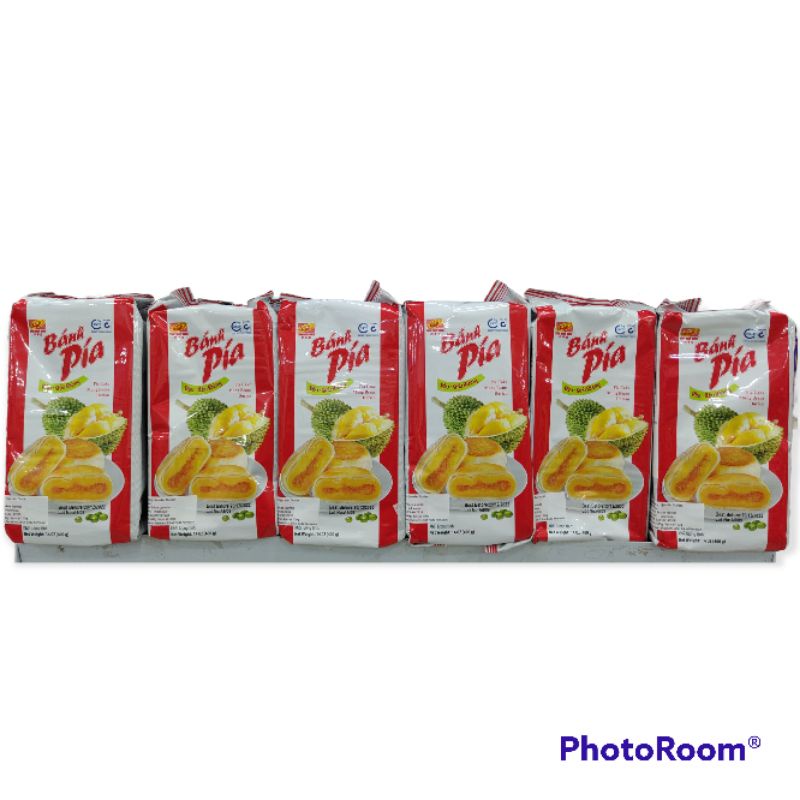 

TAN HUE VIEN BANH PIA MUNG BEANS DURIAN 400GRAM