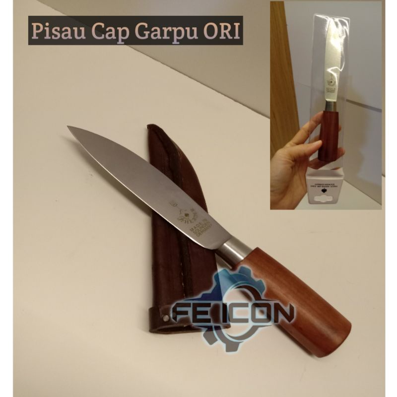 (FE)Pisau daging cap garpu original - pisau dapur 5 inch