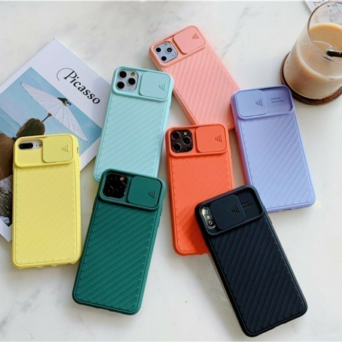 REALME 8 REALME 8 PRO CASE SLIDE KAMERA SLIDING SOFTCASE SILIKON LENTUR KARET CASING COVER