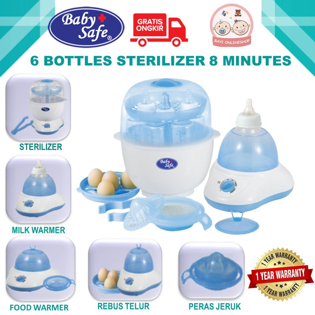baby safe sterilizer 8 in 1
