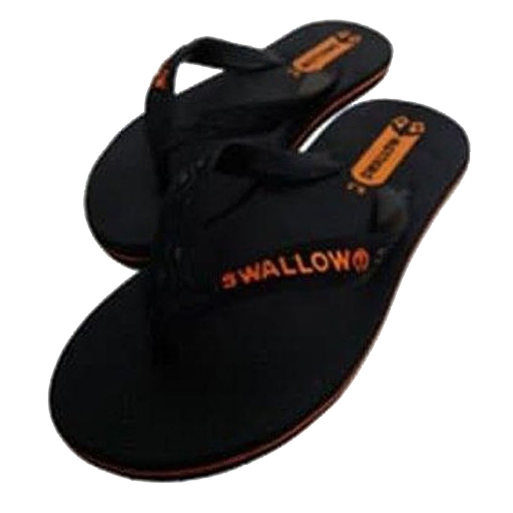 SANDAL JEPIT SWALLOW BLACK PEARL & MAPLE-PEARL/ORANGE( 9,5 )