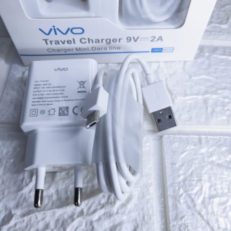 Charger Vivo Fast Charging 9V-2A 100%/Charger Vivo V15 V11 V9 V7 V5 Y71 Y83 Y95