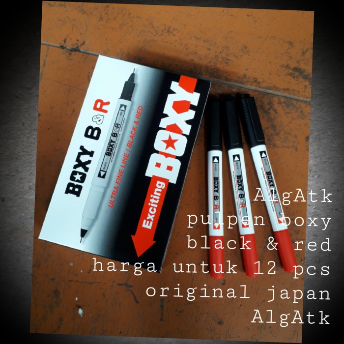 

Gilaa!!! Pena Boxy Black And Red. Limited