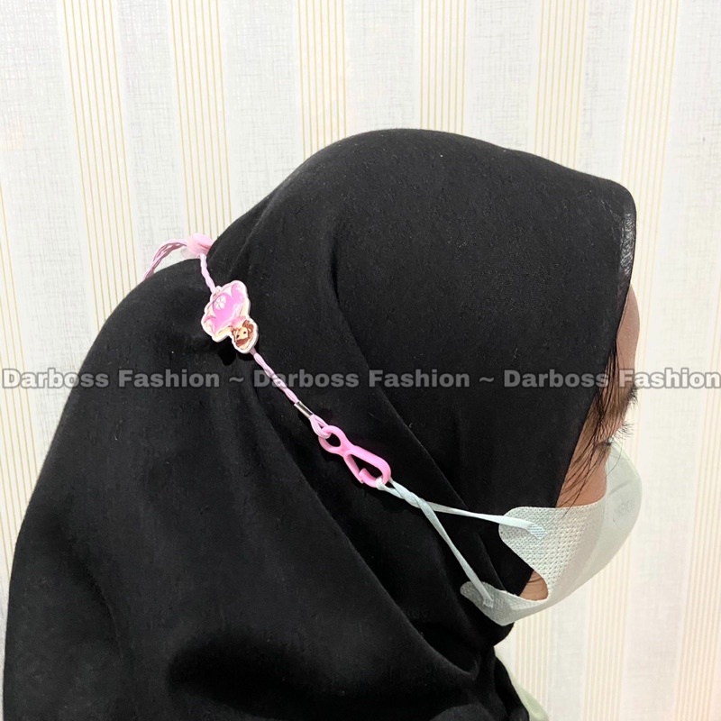 Strap Masker 2in1 Anak dan Dewasa / Tali Kalung Masker / Pengait Masker / Konektor Masker / Tali Lanyard / Mask Extender / Tali Masker anak laki-laki / Clay stopper lucu l