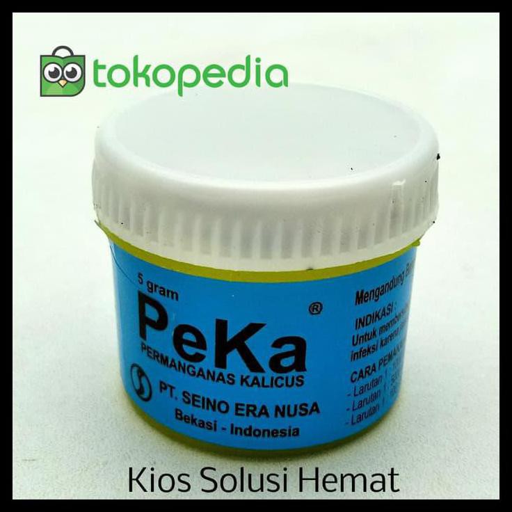 Serbuk PK (PeKa) Obat Kulit Kristal Permanganas Kalicus-Kalikus 5gr PROMO SPECIAL