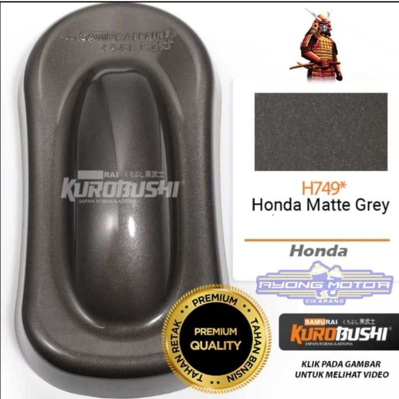 Samurai Paint H749* Matte Grey