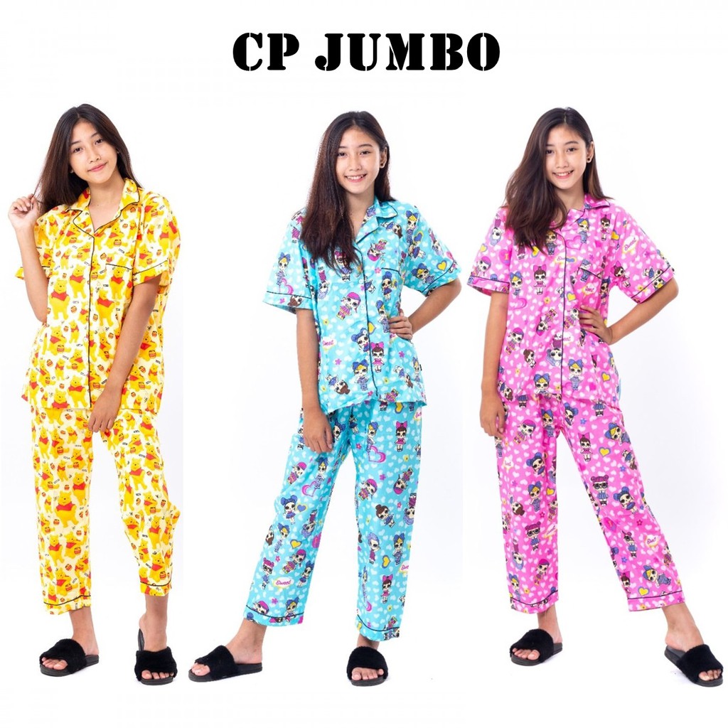 Piyama CP Jumbo Katun Premium