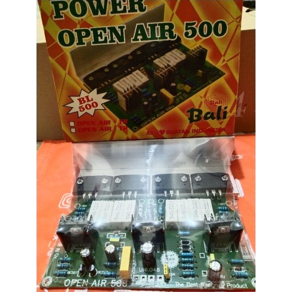 kit power amplifier 500 watt mono open air