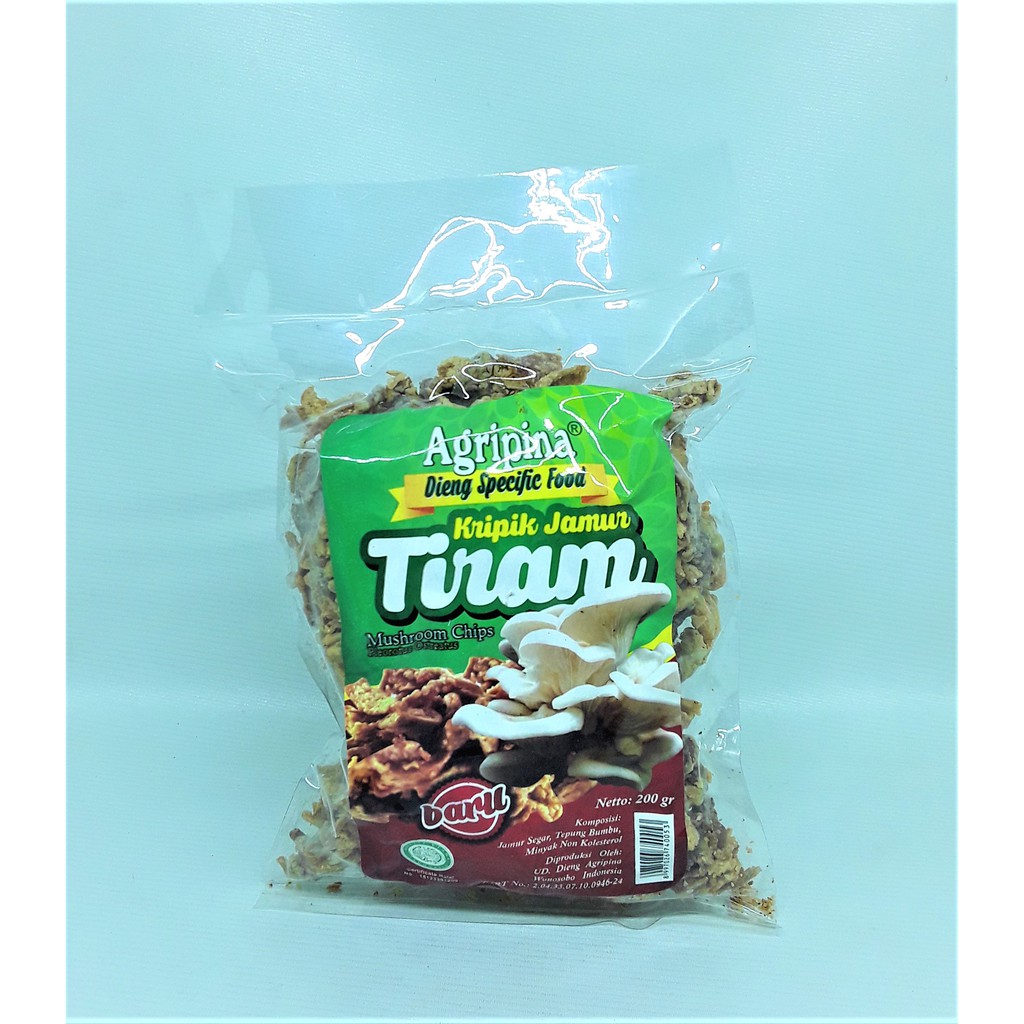 

KERIPIK JAMUR TIRAM AGRIPINA 200 GR