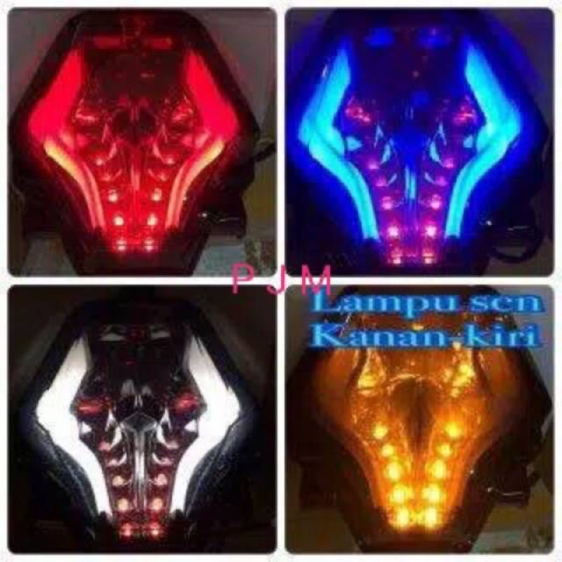 Lampu Belakang R25 Stop Lamp R25,Mt 25,Mx King 150 Led 3 in 1 Mm / Shark Power