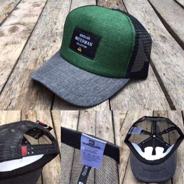 Topi jaring quiksilver original outlet Bali