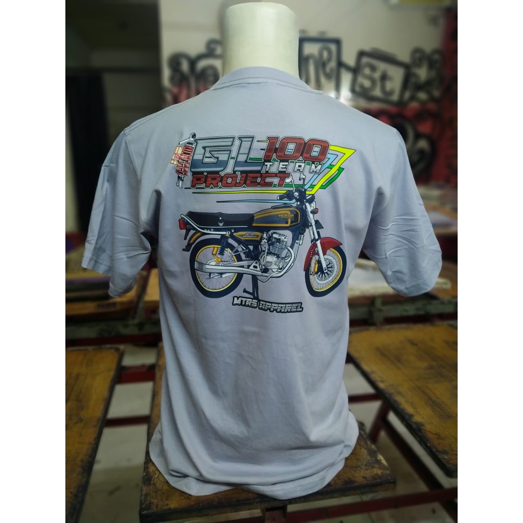 Jual Kaos Honda Gl 100 Kaos Honda Gank Kaos Herex Cb Baju Motor Honda