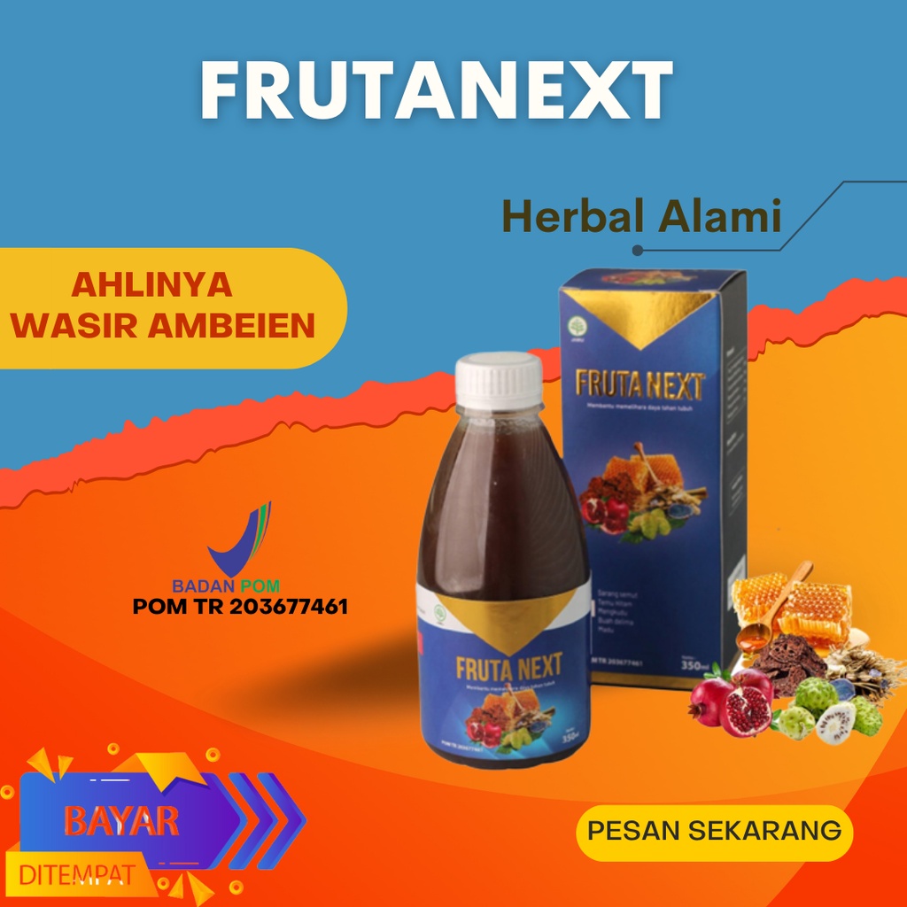 FRUTANEXT Obat Wasir Ambeien Infeksi Anus Fistula Ani Benjolan di Anus Gatal Anus  Benjolan Wasir