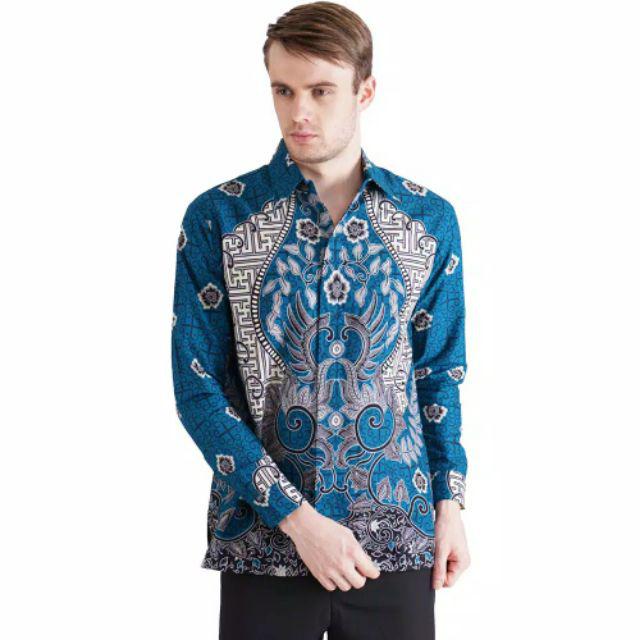 Kemeja Batik Pria Lengan Panjang Rianty Delo