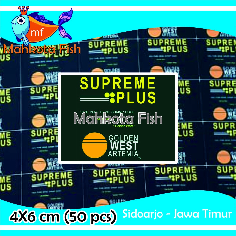 Stiker Repack ARTEMIA SUPREME PLUS | Stiker Artemia Supreme Plus | Stiker Supreme Plus | Stiker Artemia