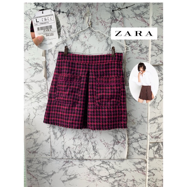 Zara tweed skirt