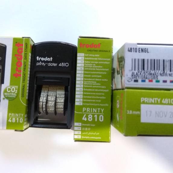 

Special - Trodat Printy Dater 4810 - Stempel Tanggal Trodat 3.8mm 爽