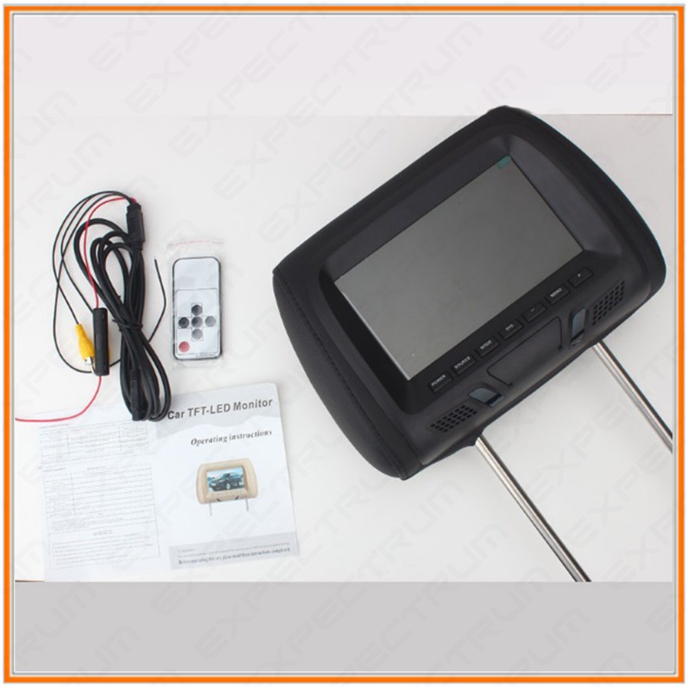 PROMO Headrest Monitor TV Headrest Bantal TV Sandaran Kepala 7 LED