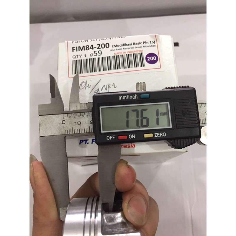 Seher piston kit fim mentah 57 57.5 58 58.5 59 59.5 60 61 62 63mm pin 13 14 15-5