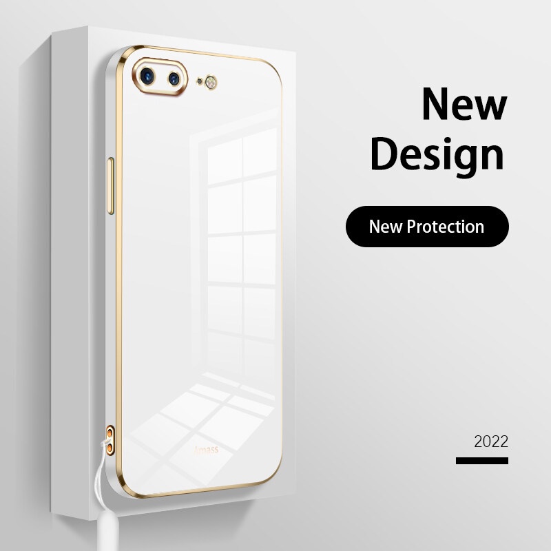 Case Bahan Silikon Dengan lanyard Untuk iPhone 6 6s 7 8 Plus SE 2020